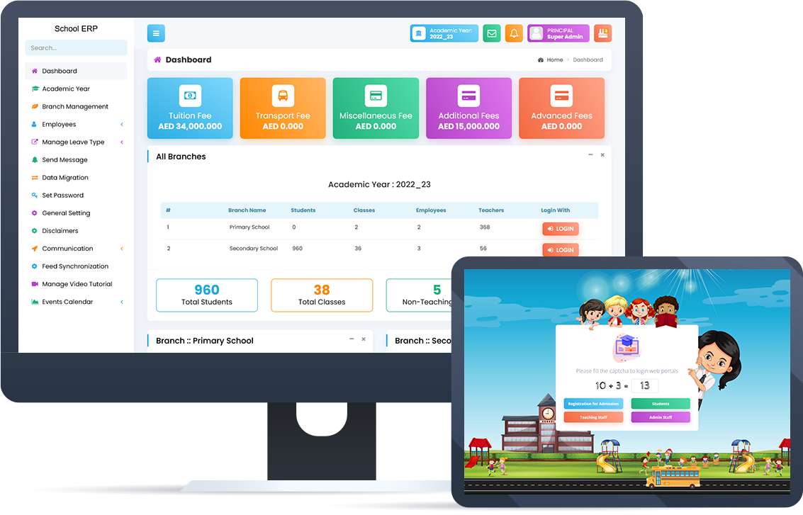 MELLOTEK School ERP
